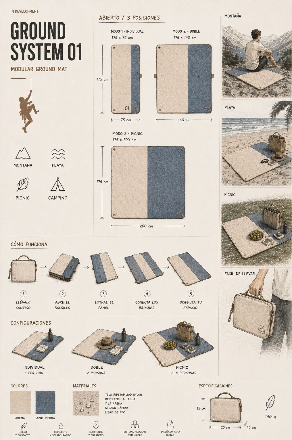 Ground System 01, hoja de concepto